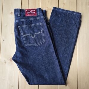 Kimes Ranch James Mid Low Rise Straight Bootcut Jeans Mens 32X32